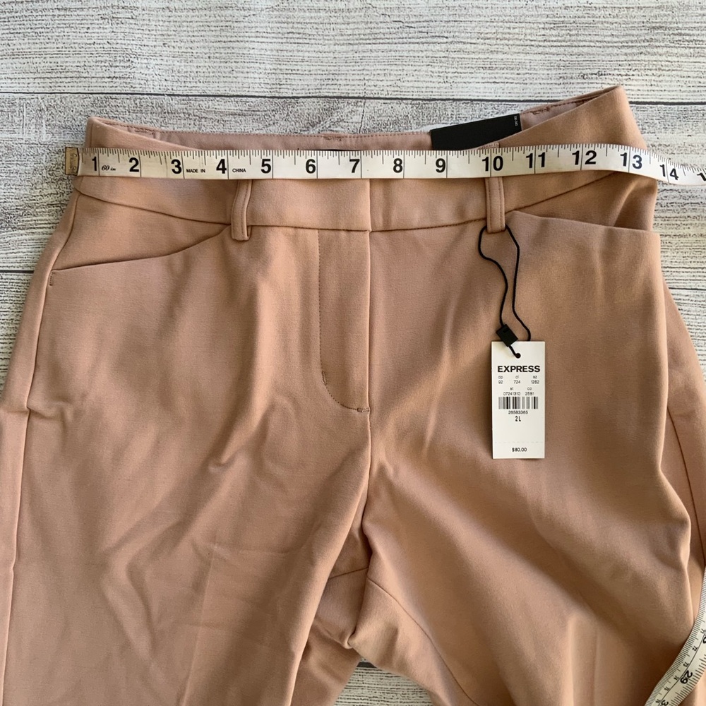 EXPRESS Mid Rise Knit Curvy Bootcut Pant - Picture 12 of 13
